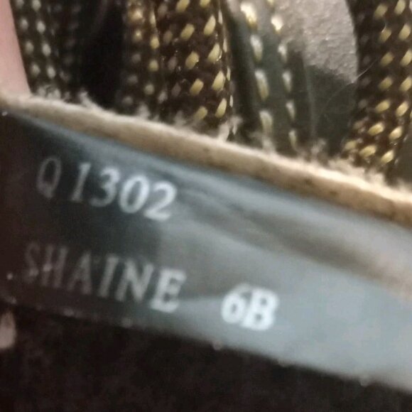 Coach SHAINE Signature Monogram Lace-Up Shoes Brown Khaki Women’s Size 6B - Picture 7 of 8